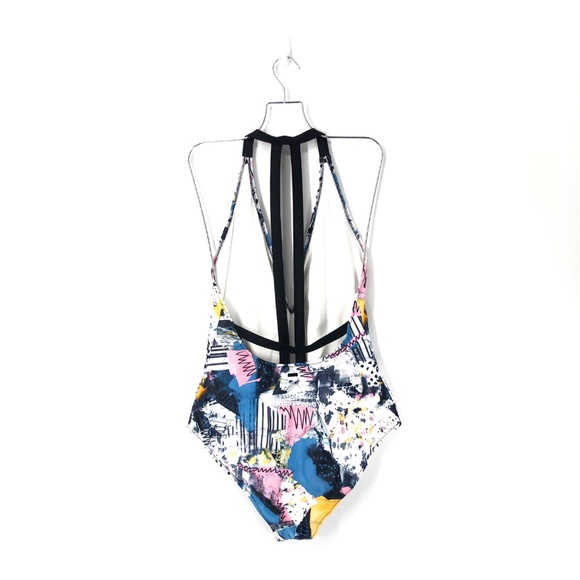 Volcom Collage Dropout Plunging One Piece XL - Picture 5 of 8